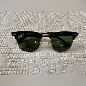 Ray-Ban Classic Black and Gold Sunglasses